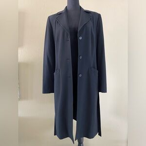 Ann Taylor Classic Car Coat Black Size 10